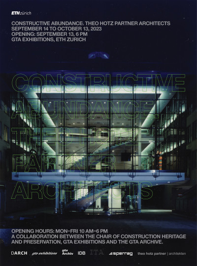 Constructive Abundance: Theo Hotz Partner Architects